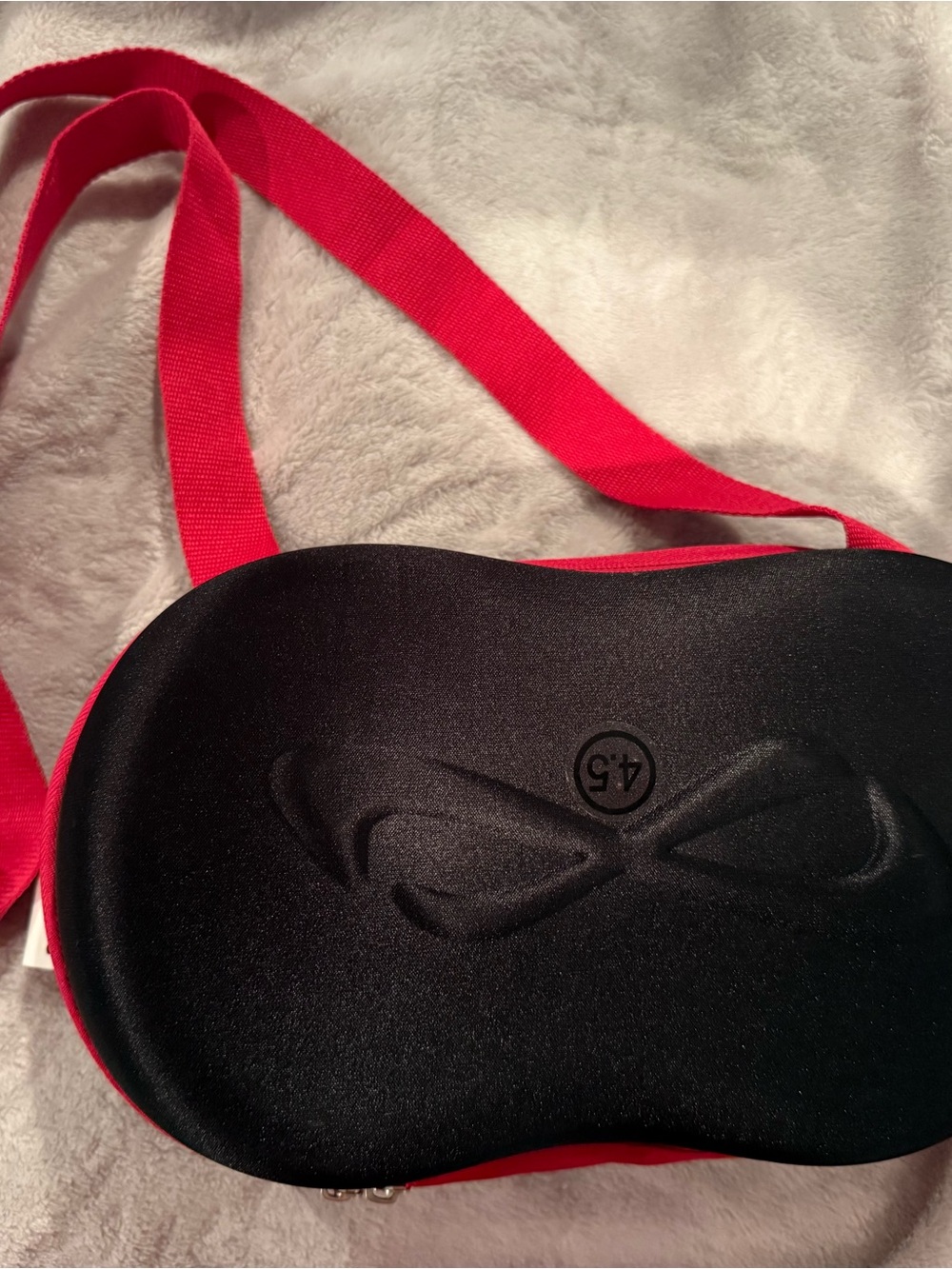 NFINITY Cheer Shoe case in Black with Red Accent size 4.5